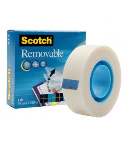Lepiaca páska Scotch Removable odnímateľná 19 mm x 33 m