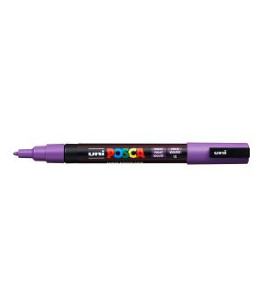 Popisovač uni POSCA PC-3M fialový