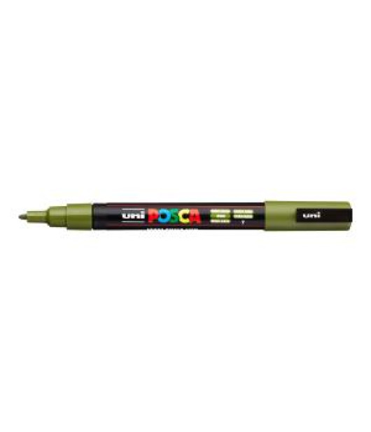 Popisovač uni POSCA PC-3M khaki zelený Popisovač uni POSCA PC-3M khaki zelený