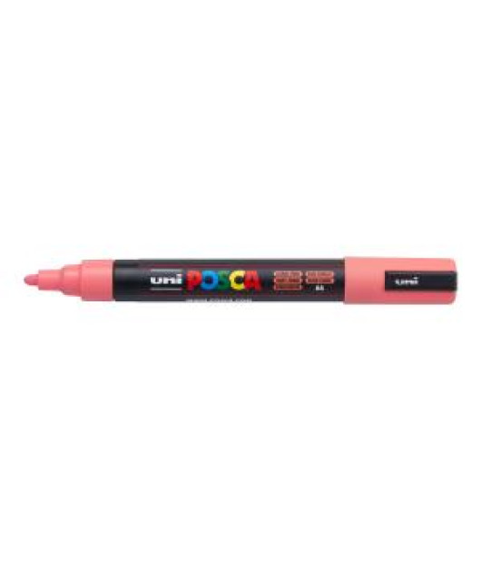 Popisovač uni POSCA PC-5M koralovoružový