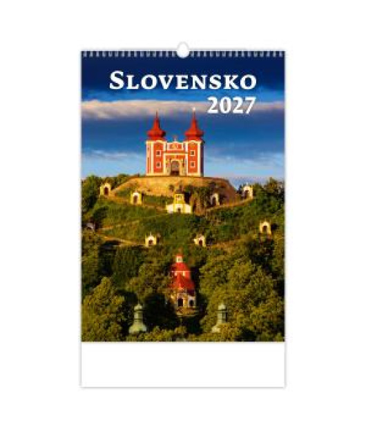Nástenný kalendár Slovensko 31,5 x 45 cm 2027