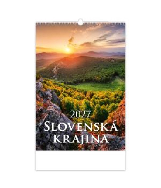 Nástenný kalendár Slovenská Krajina 31,5 x 45 cm 2027