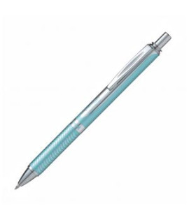 Gélový roller Pentel Energel Steel, svetlo modrý