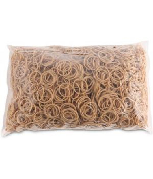 Gumičky Office Products 40mm 1kg prírodná farba
