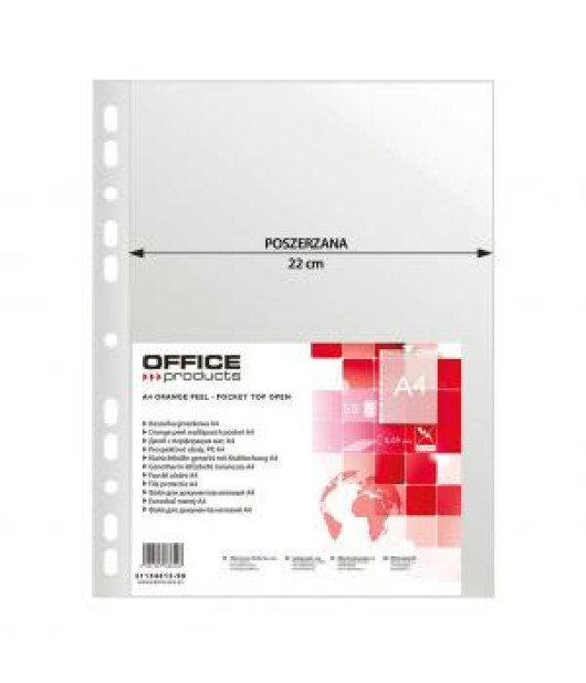 Euroobal Office Products A4 maxi extra široký matný 90mic 50ks v sáčku