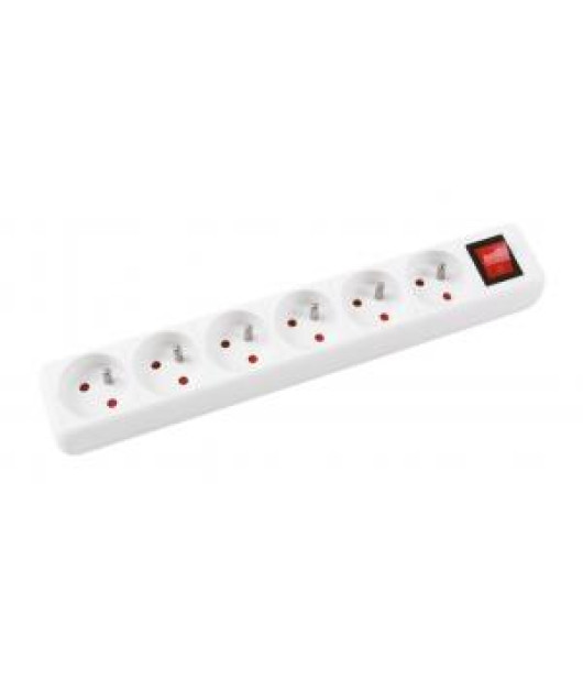 Predlžovací kábel Office Products so 6 zásuvkami s vypínačom 3m Predlžovací kábel Office Products so 6 zásuvkami s vypínačom 3m
