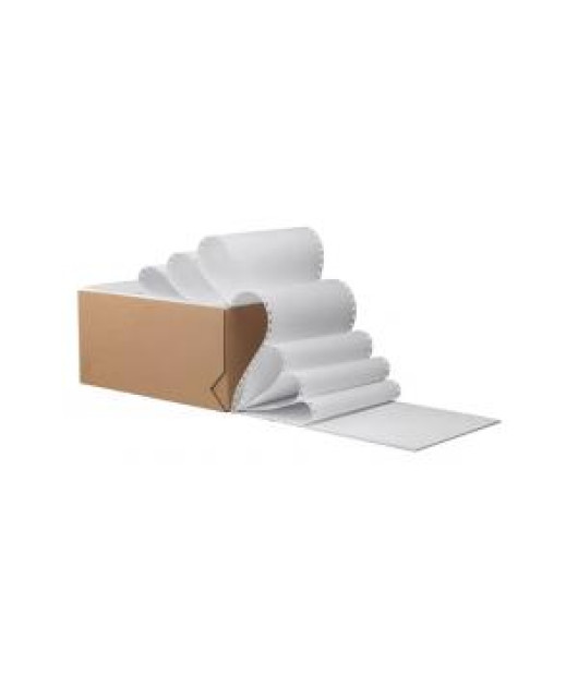 Tabelačný papier 25 cm x 12/6’1+0 s BP 60g 2000 zložiek