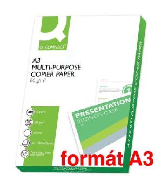 Kopírovací papier Q-CONNECT A3, 80g Kopírovací papier Q-CONNECT A3, 80g