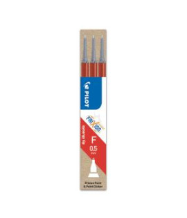 Náhradná náplň do gumovacieho rollera PILOT Frixion Point 0,5 mm červená 3ks