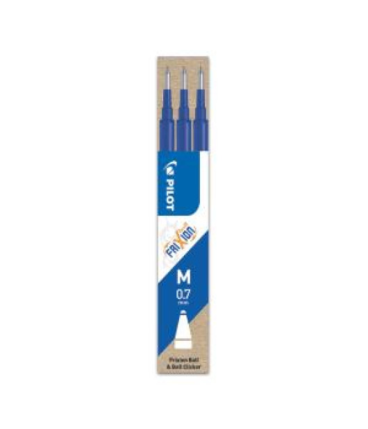 Náhradná náplň do gumovacieho rollera PILOT Frixion 0,7 mm modrá, 3 ks