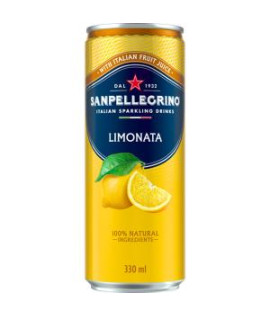 Minerálna voda SAN PELLEGRINO citrón 6 x 330ml v plechovke