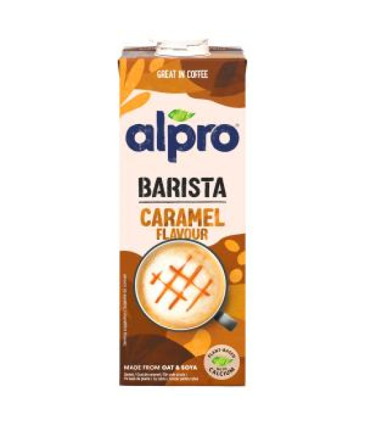 Ovseno-sójový nápoj Alpro BARISTA s karamelovou príchuťou 1ℓ Ovseno-sójový nápoj Alpro BARISTA s karamelovou príchuťou 1ℓ
