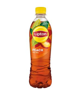 Čierny ľadový čaj Lipton broskyňa 12 x 0,5 ℓ
