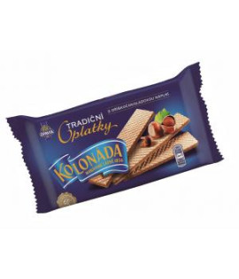 Oblátky Kolonáda Premium - tradičné - oriešková čokoláda 140 g