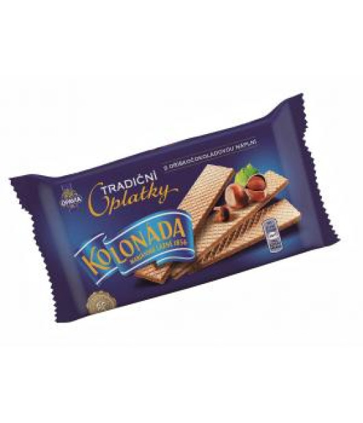 Oblátky Kolonáda Premium - tradičné - oriešková čokoláda 140 g