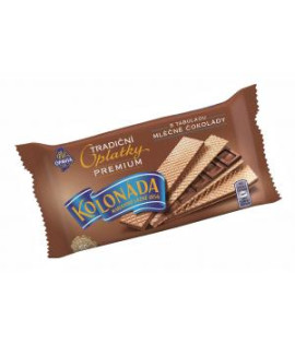 Oblátky Kolonáda Premium - mliečna čokoláda 92 g