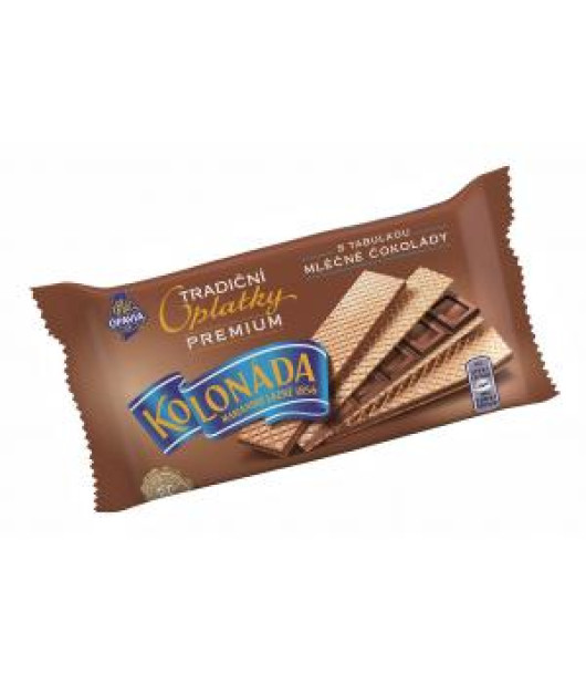 Oblátky Kolonáda Premium - mliečna čokoláda 92 g Oblátky Kolonáda Premium - mliečna čokoláda 92 g