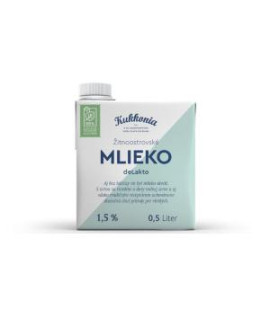 Trvanlivé mlieko Žitnoostrovské Kukkonia bezlaktózové 1,5% 0,5 ℓ