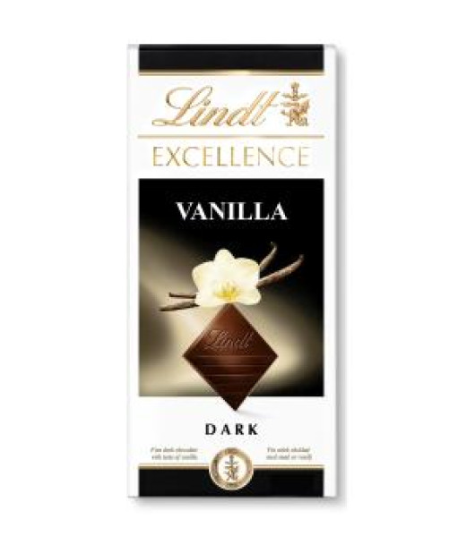 Lindt EXCELLENCE Horká čokoláda s príchuťou vanilky 100g