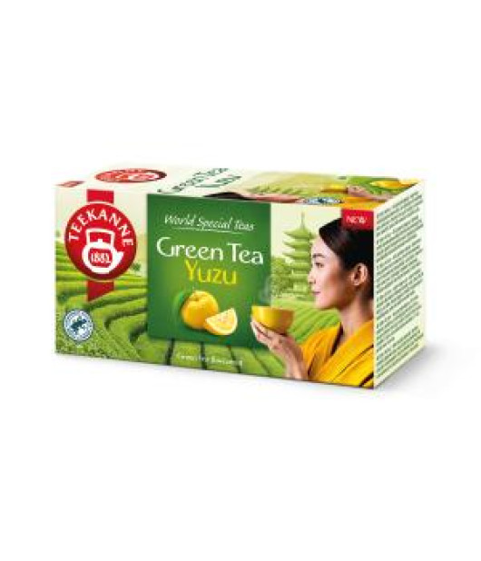 Čaj TEEKANNE zelený Yuzu HB 20 x 1,75g