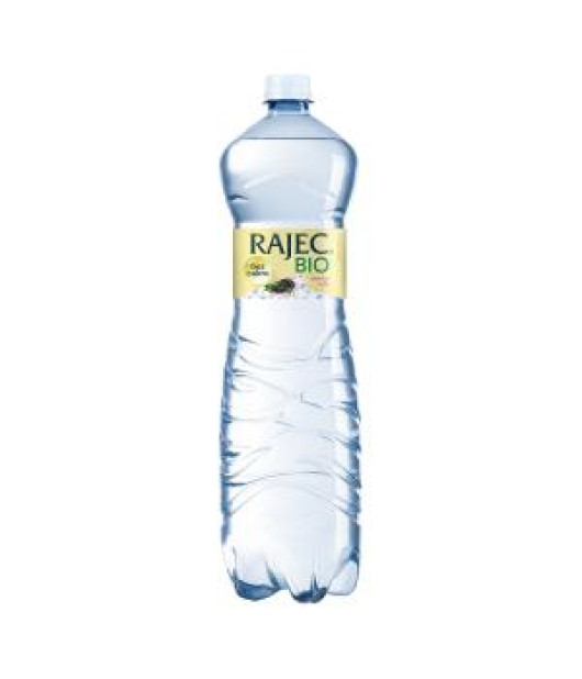 Pramenitá voda Rajec BIO nesladená Ruža a černica 6 x 1,5 ℓ