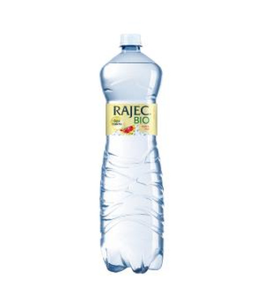 Pramenitá voda Rajec BIO nesladená malina a lipa 6 x 1,5 ℓ