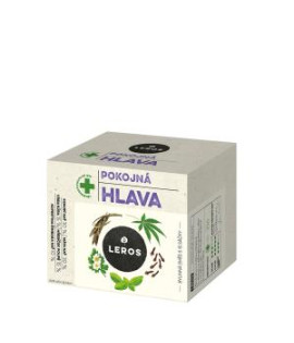 Čaj LEROS Bylinný Natur Pokojná hlava 10 x 1,5g