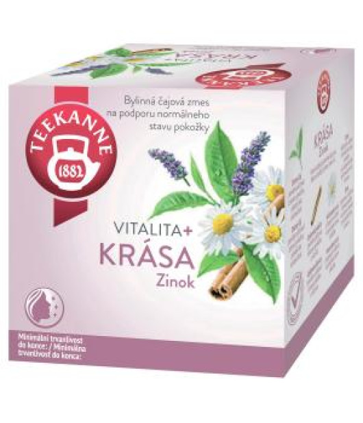 Čaj TEEKANNE Vitalita + Krása (Zinok) 10 x 1,7g Čaj TEEKANNE Vitalita + Krása (Zinok) 10 x 1,7g