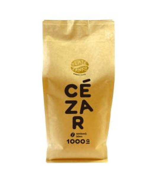 Káva zrnková Zlaté Zrnko Cézar 75% arabica a 25% robusta 1kg