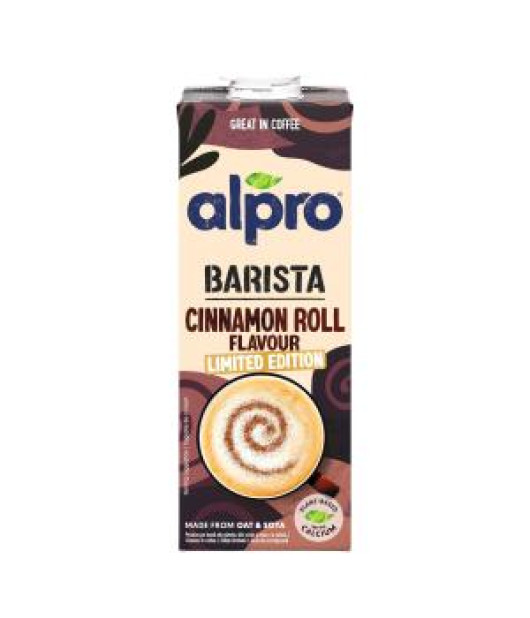 Ovseno-sójový nápoj Alpro Barista s príchuťou škoricové rolky 1ℓ Ovseno-sójový nápoj Alpro Barista s príchuťou škoricové rolky 1ℓ