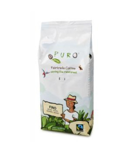 Káva Fairtrade Puro Fino zrnková 1 kg