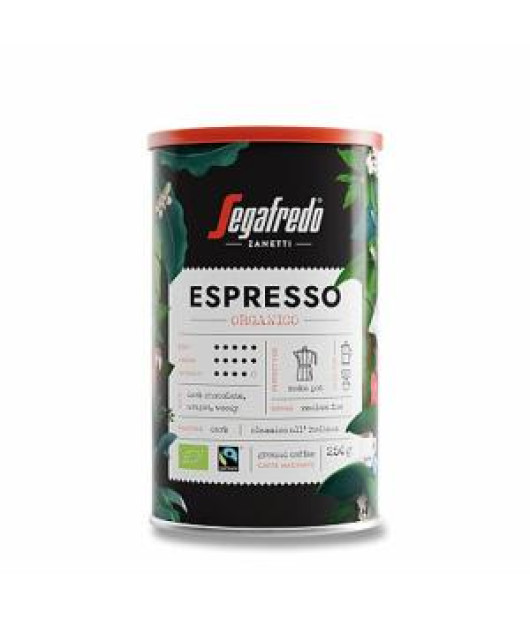 Káva Segafredo Espresso Organico mletá 250g