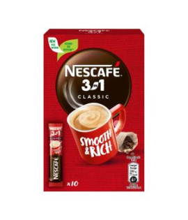 Káva NESCAFÉ Classic 3v1 instantná 10 x 16,5 g/15,5g