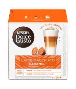Kávové kapsule DOLCE GUSTO Latte Macchiato Caramel (16 ks)