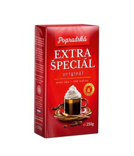 Káva Popradská extra špeciál mletá 250g BOP