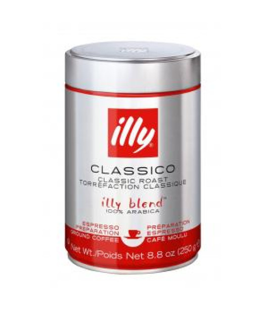 Káva Illy Espresso Classico v dóze mletá 250 g Káva Illy Espresso Classico v dóze mletá 250 g