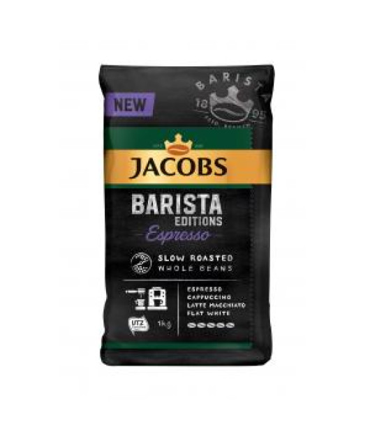 Káva JACOBS Barista Espresso zrnková 1 kg Káva JACOBS Barista Espresso zrnková 1 kg