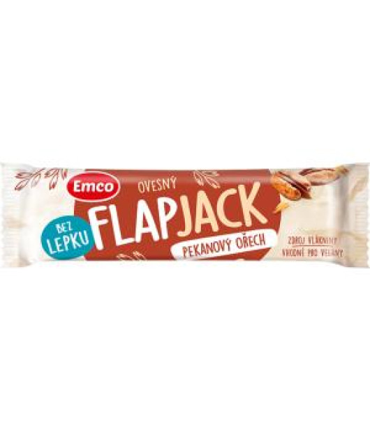 Tyčinka Flapjack pekanový orech bez lepku 45g Tyčinka Flapjack pekanový orech bez lepku 45g