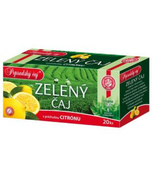 Čaj BOP zelený s citrónom 20 x 1,5 g Čaj BOP zelený s citrónom 20 x 1,5 g