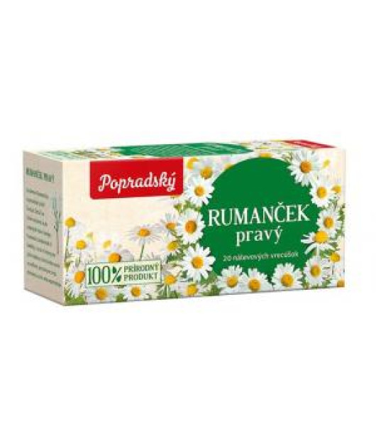 Čaj BOP bylinný rumanček pravý 20 x 1,5 g Čaj BOP bylinný rumanček pravý 20 x 1,5 g