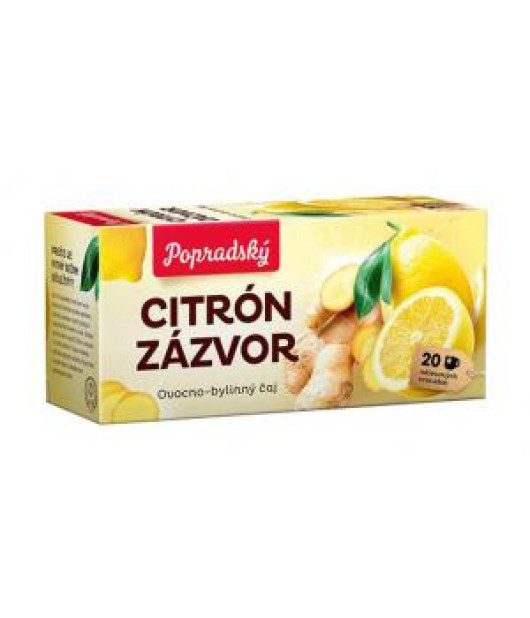 Čaj BOP ovocný citrón, zázvor 40g Čaj BOP ovocný citrón, zázvor 40g
