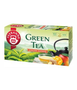 Čaj TEEKANNE zelený Ginger & Mango HB 20 x 1,75g