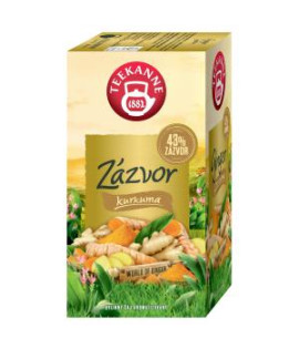 Čaj TEEKANNE Ginger & Curcuma HB 20 x 1,6g