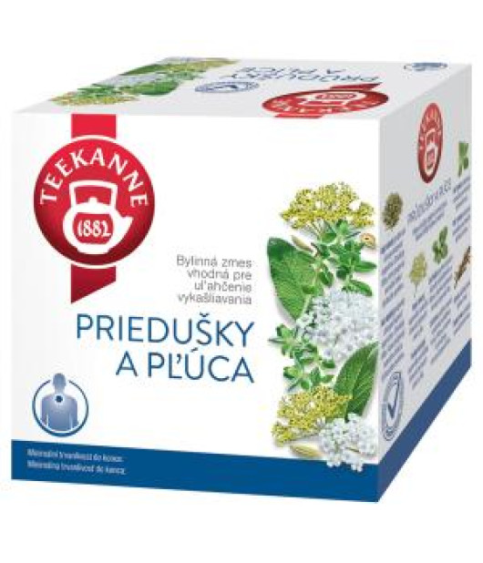 Čaj TEEKANNE bylinný Priedušky a pľúca HB 10 x 2g Čaj TEEKANNE bylinný Priedušky a pľúca HB 10 x 2g