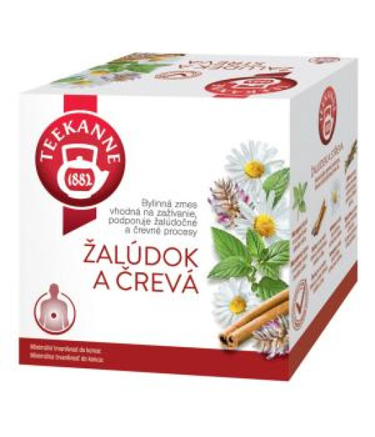Čaj TEEKANNE bylinný Žalúdok a črevá HB 10 x 2g Čaj TEEKANNE bylinný Žalúdok a črevá HB 10 x 2g