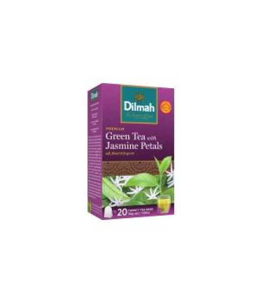 Čaj Dilmah zelený HB s jasmínom 20 x 1,5 g Čaj Dilmah zelený HB s jasmínom 20 x 1,5 g