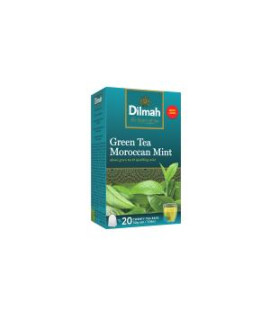 Čaj Dilmah zelený HB Moroccan mint 20 x 1,5 g