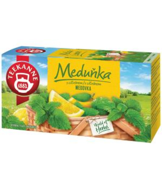 Čaj TEEKANNE bylinný Medovka/citrón HB 20 x 1,5g Čaj TEEKANNE bylinný Medovka/citrón HB 20 x 1,5g