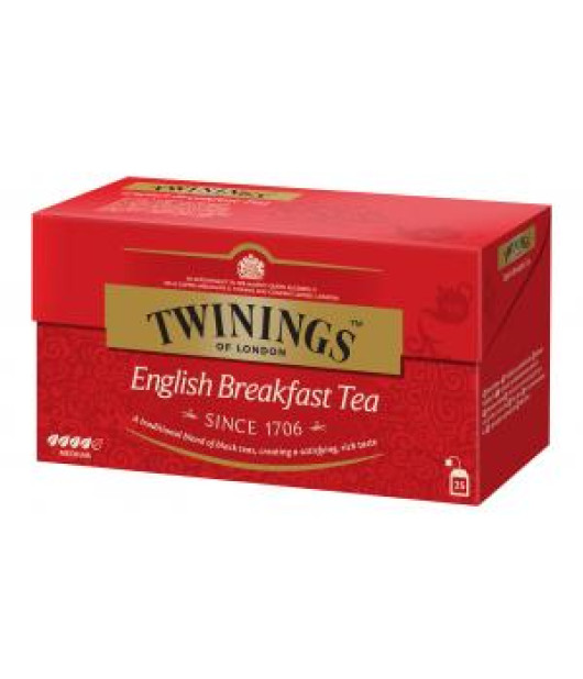 Čaj Twinings čierny English Breakfast HB 25 x 2g Čaj Twinings čierny English Breakfast HB 25 x 2g