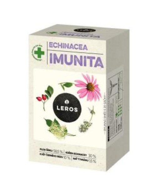 Čaj LEROS Natur bylinný na imunitu s echinaceou HB 10 x 1,5 g Čaj LEROS Natur bylinný na imunitu s echinaceou HB 10 x 1,5 g
